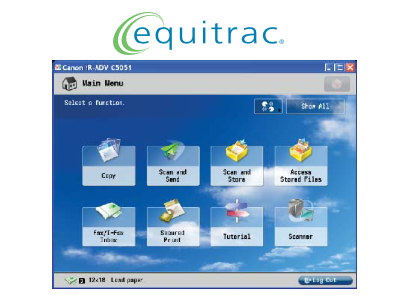 Equitrac picture or screenshot