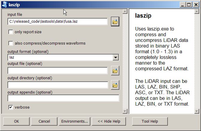 LASZip picture or screenshot