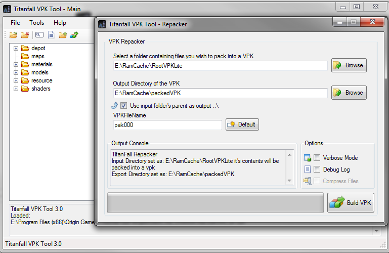 Titanfall VPK Tool picture or screenshot