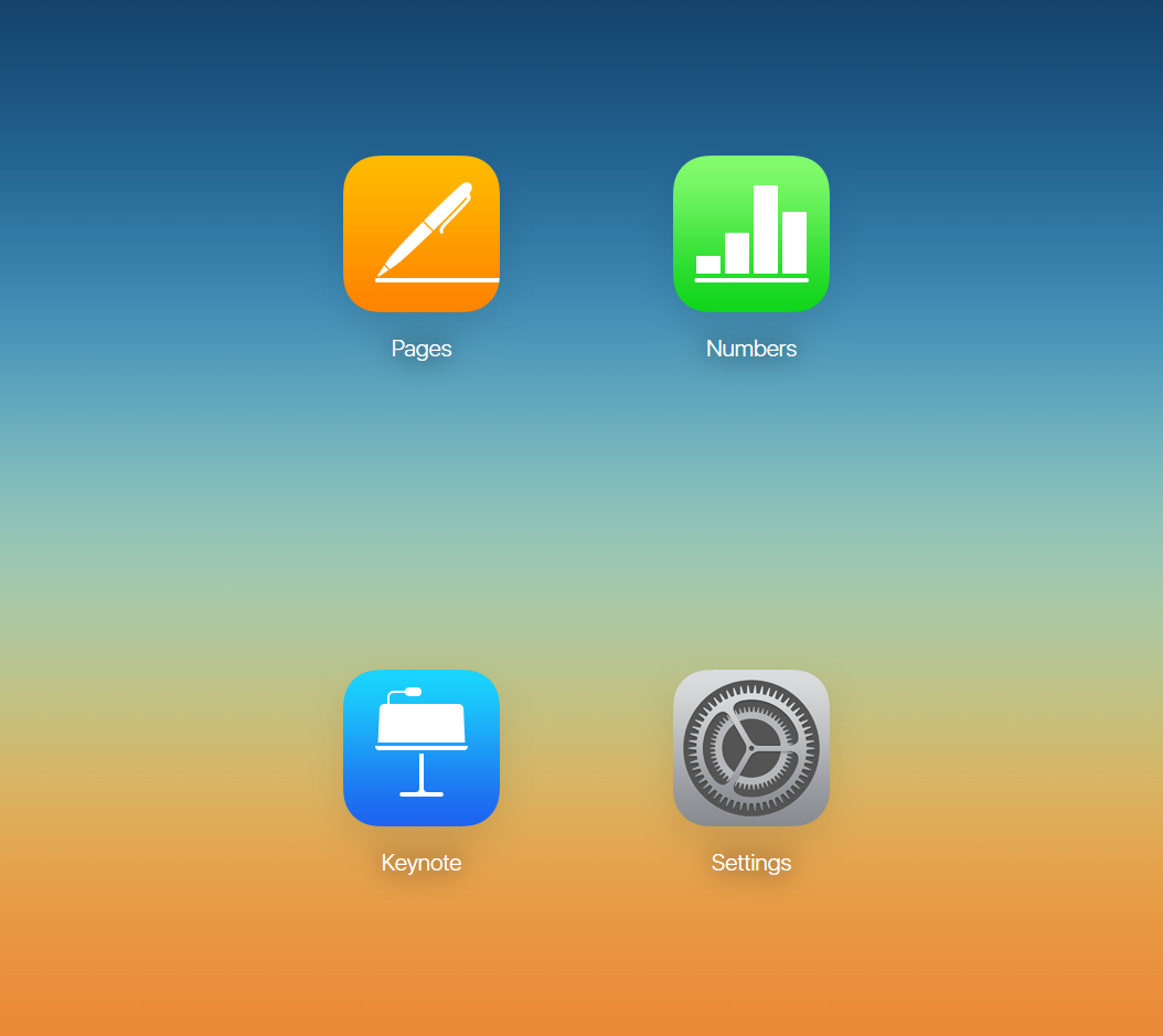 iWork for iCloud picture