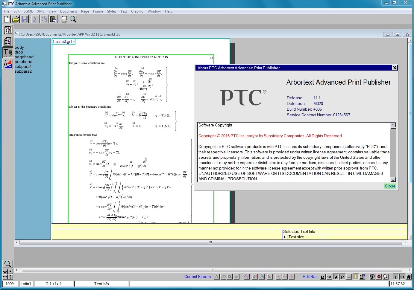 Arbortext Advanced Print Publisher picture or screenshot