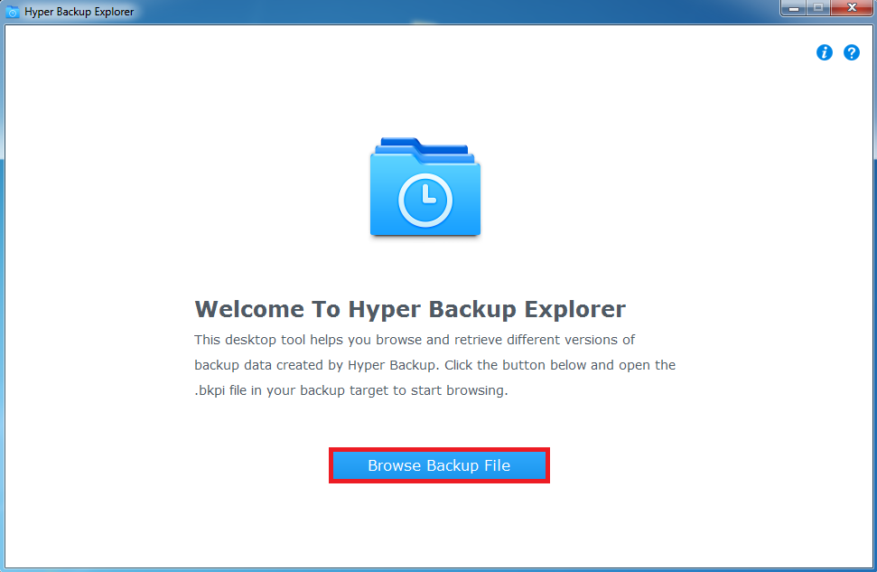 Hyper Backup Explorer picture or screenshot