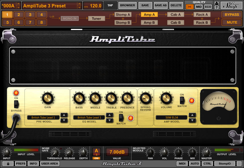 AmpliTube picture or screenshot