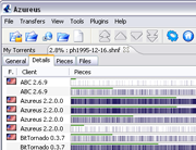Vuze (Azureus - Java BitTorrent Client) picture