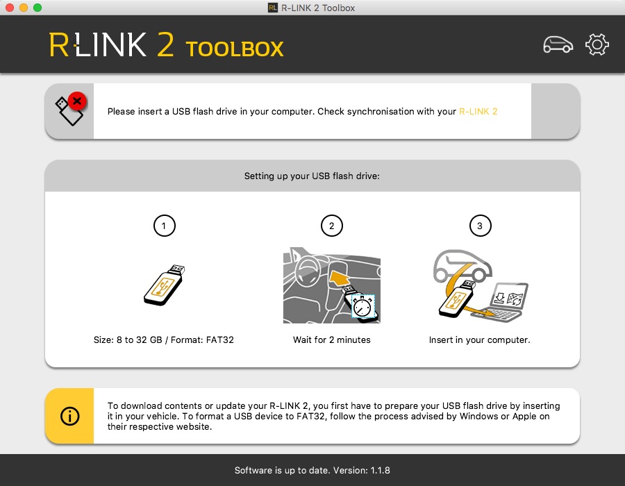 R-Link Toolbox for Mac picture or screenshot