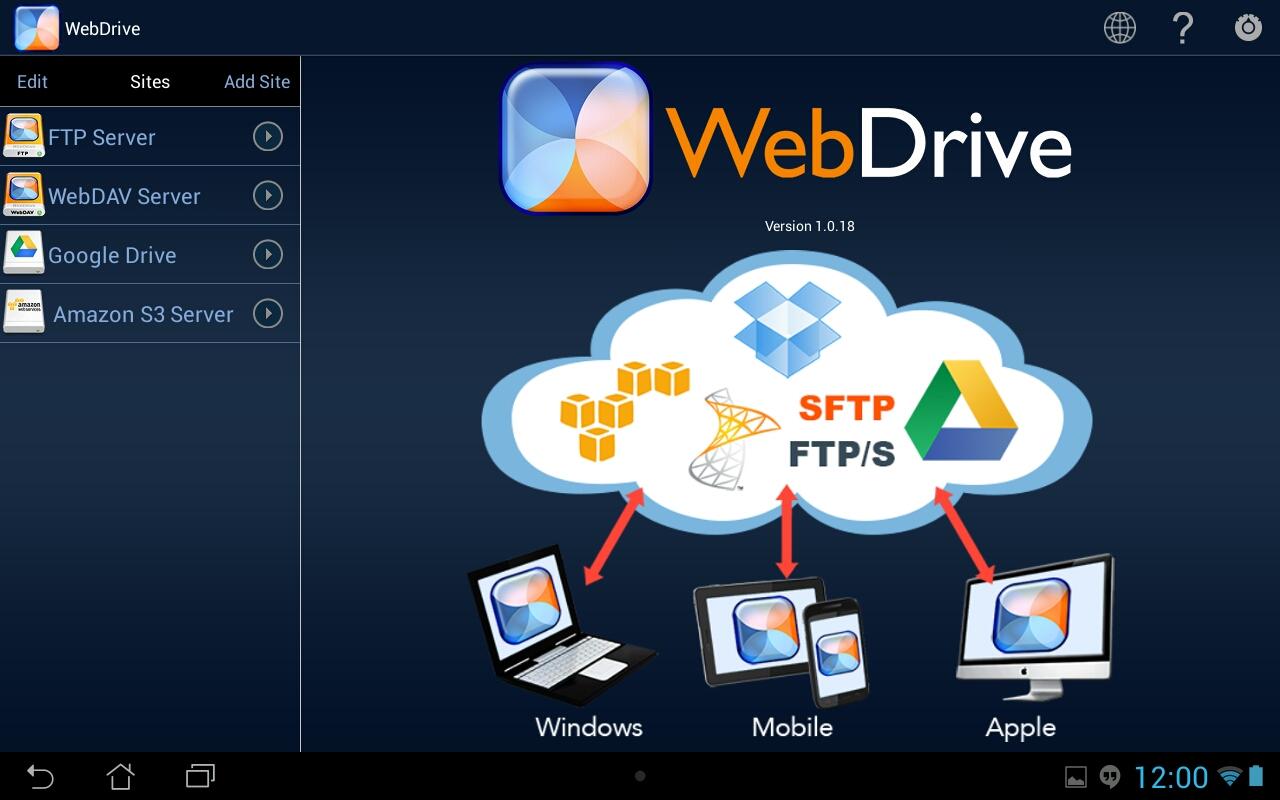 WebDrive picture or screenshot