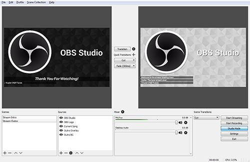 Open Broadcaster Software picture or screenshot