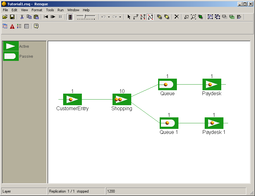 Renque Discrete Event Simulation picture or screenshot