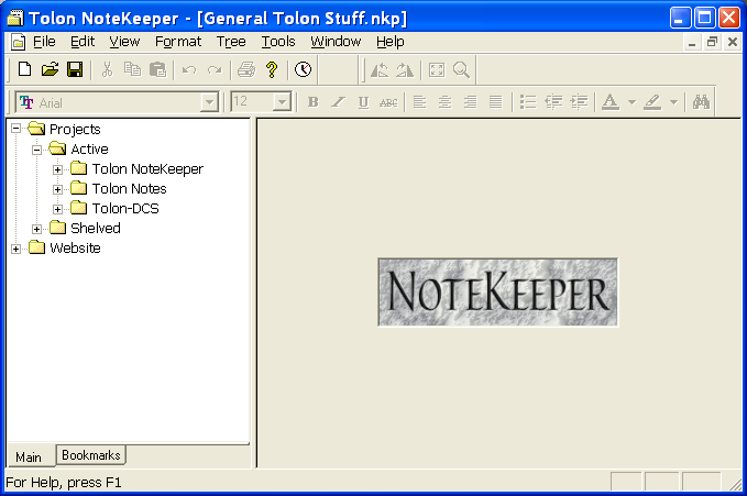 Tolon NoteKeeper picture or screenshot