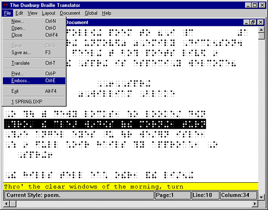 Duxbury Braille Translator picture or screenshot