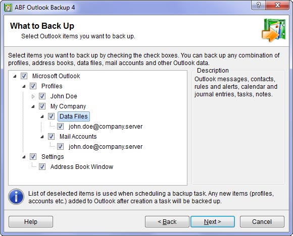 ABF Outlook Backup picture