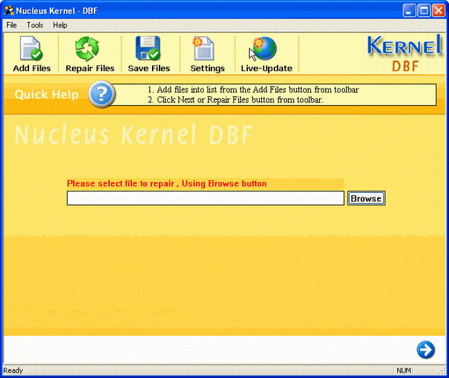 DBF Recovery Software picture