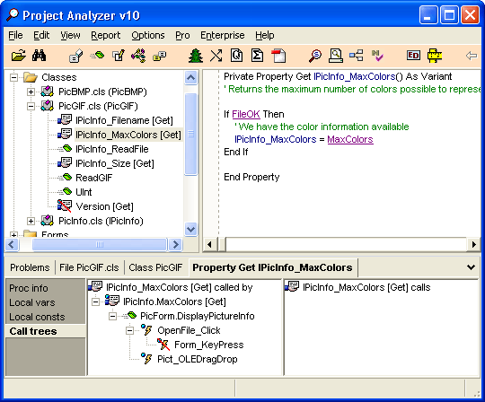 Project Analyzer picture or screenshot
