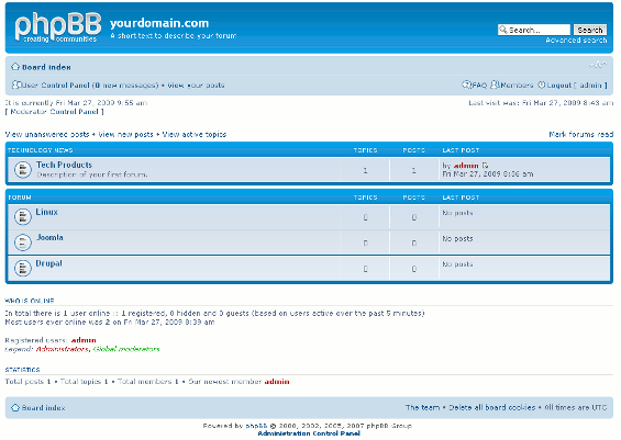 phpBB picture or screenshot