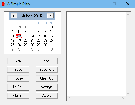 Simple Diary picture or screenshot