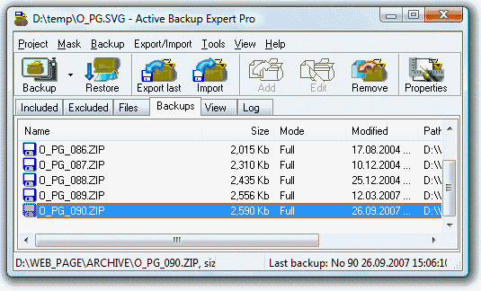 Active Backup Expert picture or screenshot