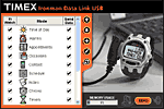 Timex Data Link USB software picture or screenshot