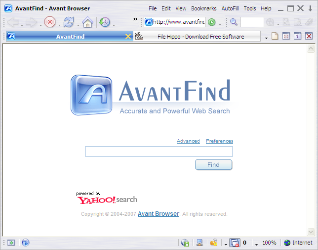 Avant Browser picture