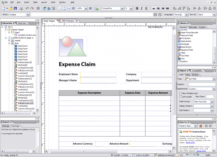 Adobe Livecycle Sample Forms