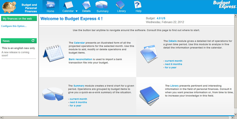 BudgetExpress picture or screenshot