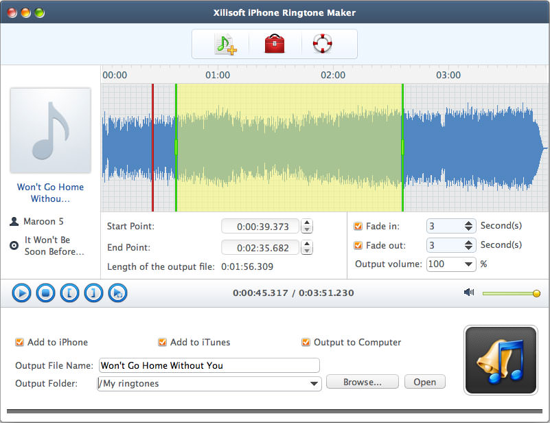 Xilisoft iPhone Ringtone Maker for Mac picture