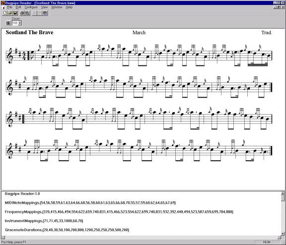 Bagpipe Player Software picture or screenshot