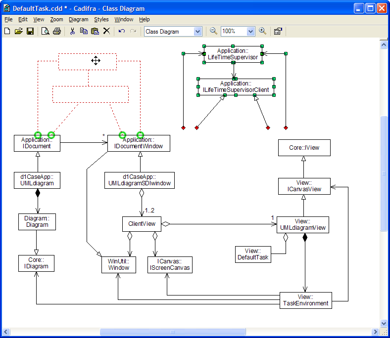 Cadifra UML Editor picture or screenshot