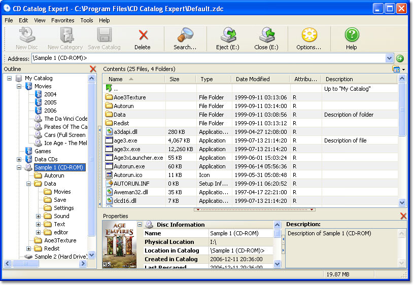 CD Catalog Expert picture or screenshot