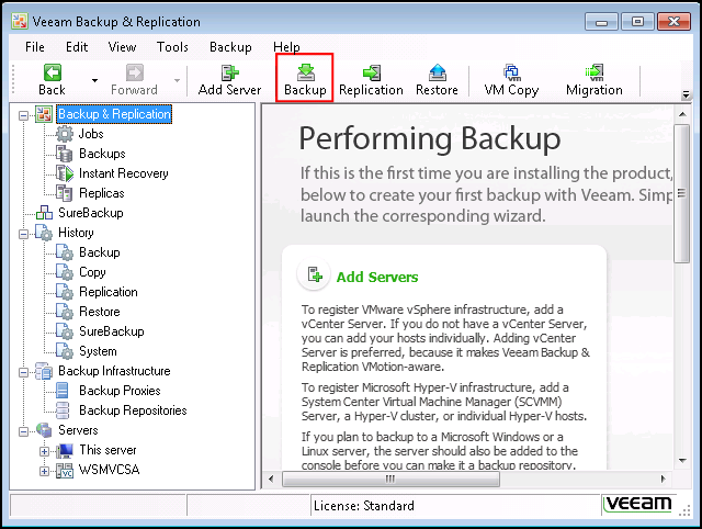 Veeam Backup picture or screenshot