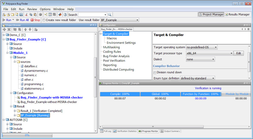 PolySpace Client for C/C++ picture or screenshot