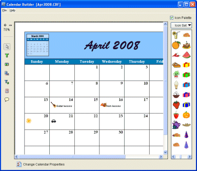 Calendar Builder picture or screenshot