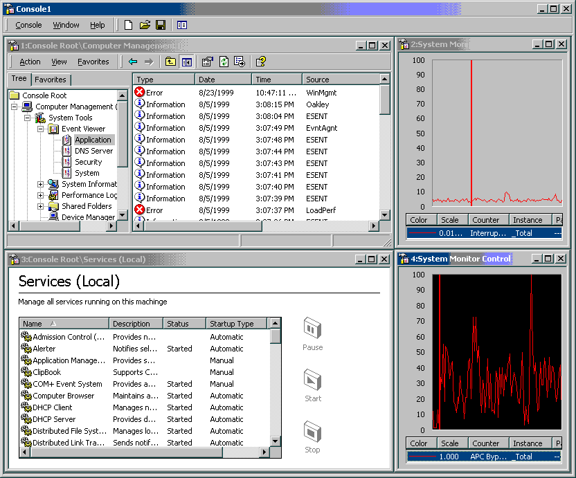 Microsoft Management Console picture or screenshot