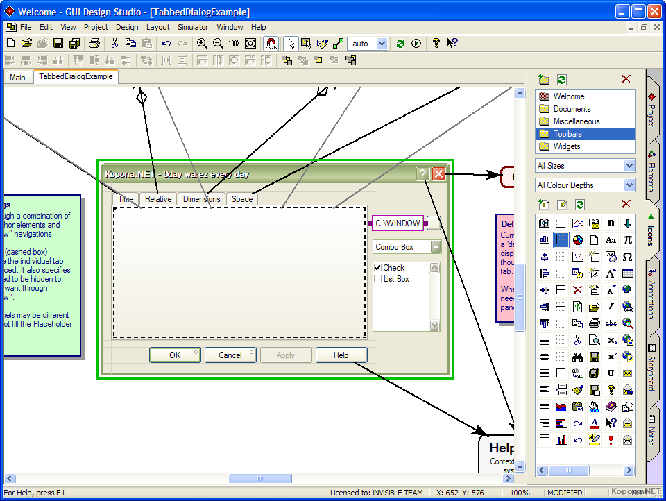 GUI Design Studio picture or screenshot