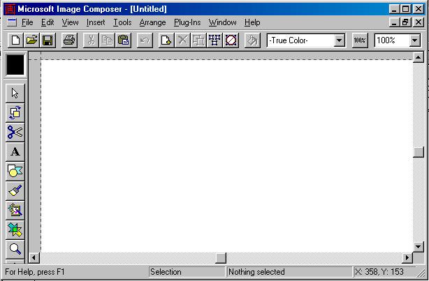 Microsoft Image Composer picture or screenshot