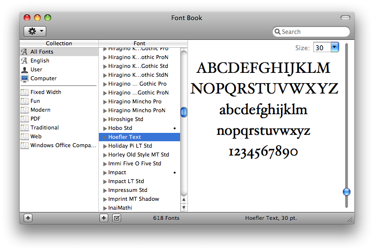 Font Extensions