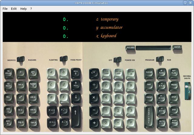 HP9100A Emulator picture or screenshot