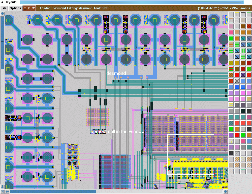 Magic VLSI picture or screenshot