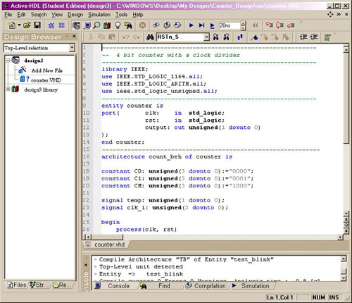 Active-VHDL picture or screenshot