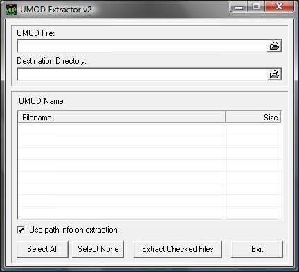 UMOD Extractor picture or screenshot