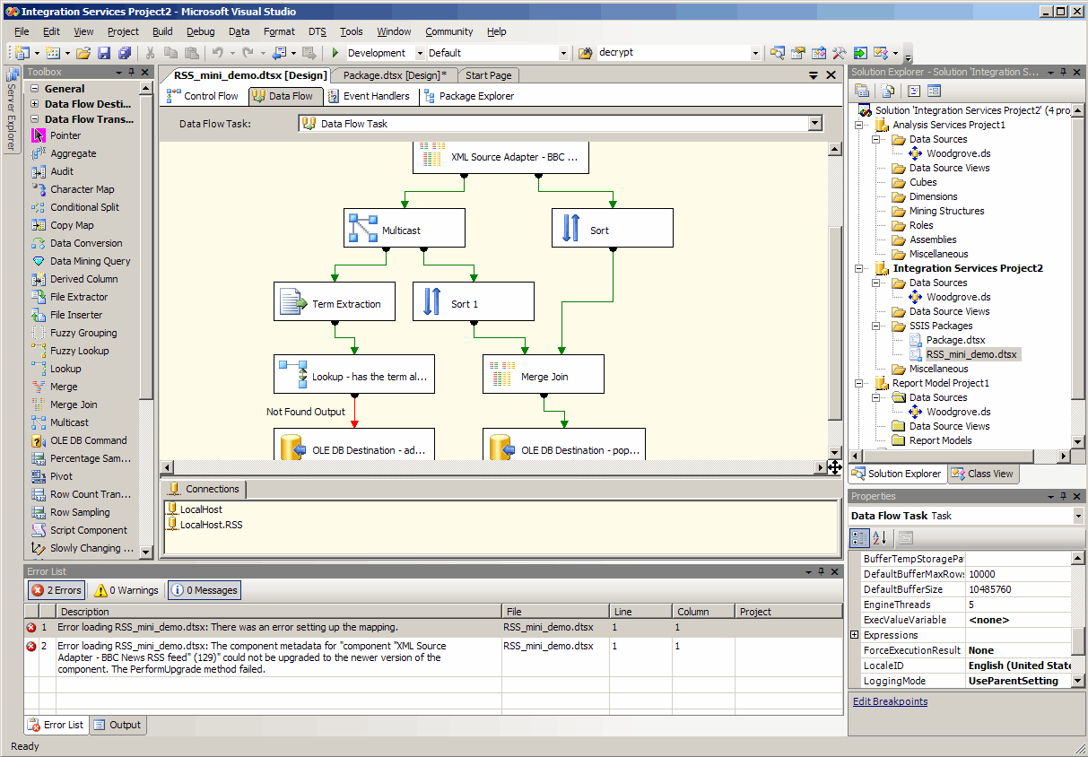 Business Intelligence Development Studio file extensions Throughout Business Intelligence Templates For Visual Studio 2010