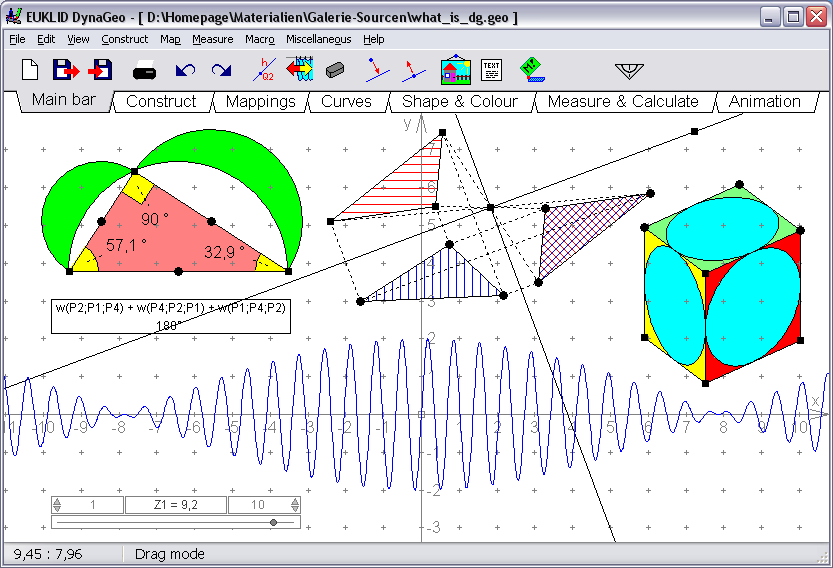 EUKLID DynaGeo picture or screenshot