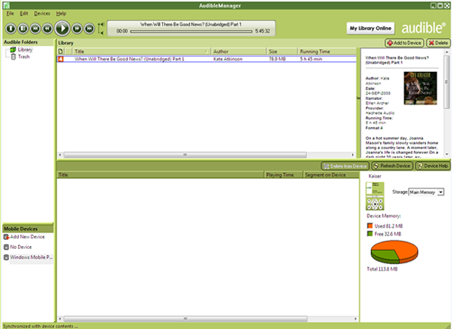 Audible Manager picture or screenshot