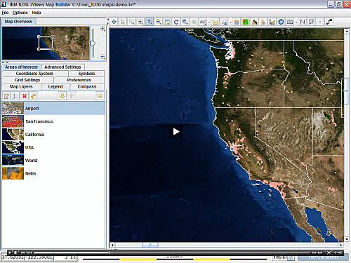 IBM ILOG JViews Maps picture or screenshot