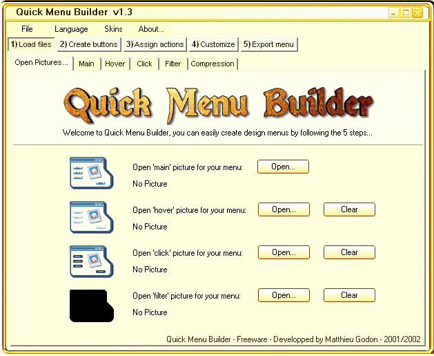 Quick Menu Builder picture or screenshot