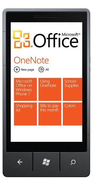 Microsoft OneNote Mobile picture