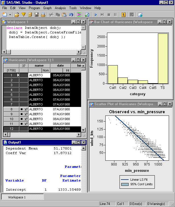 SAS/IML Studio picture or screenshot