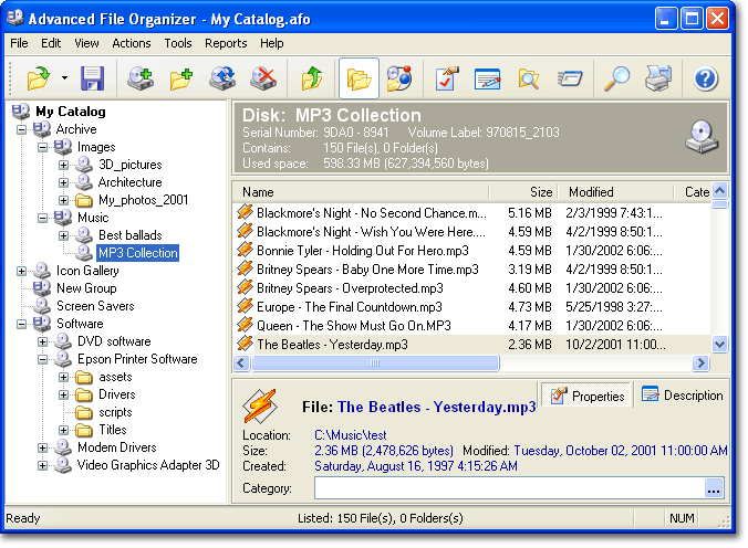 Advanced File Organizer picture or screenshot
