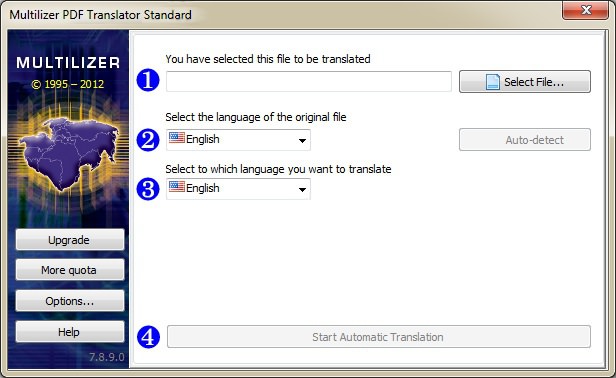 Multilizer PDF Translator picture or screenshot