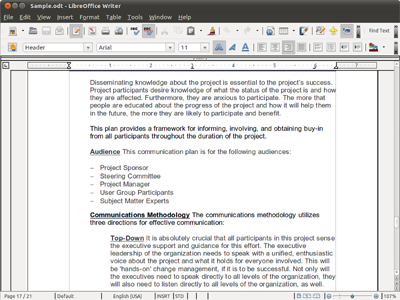 libreoffice writer file formats