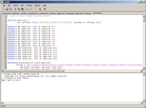 LispIDE picture or screenshot